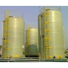 Tanque vertical del frp de 1-150m3 grp para las soluciones orgánicas alcalinas de los ácidos químicos